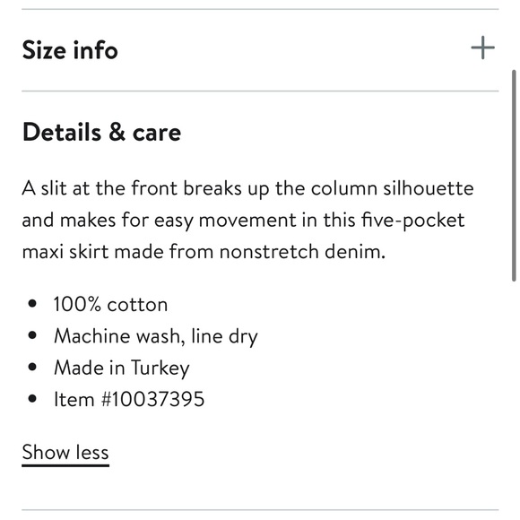 Mango Blue Denim Maxi Skirt - Picture 6 of 10